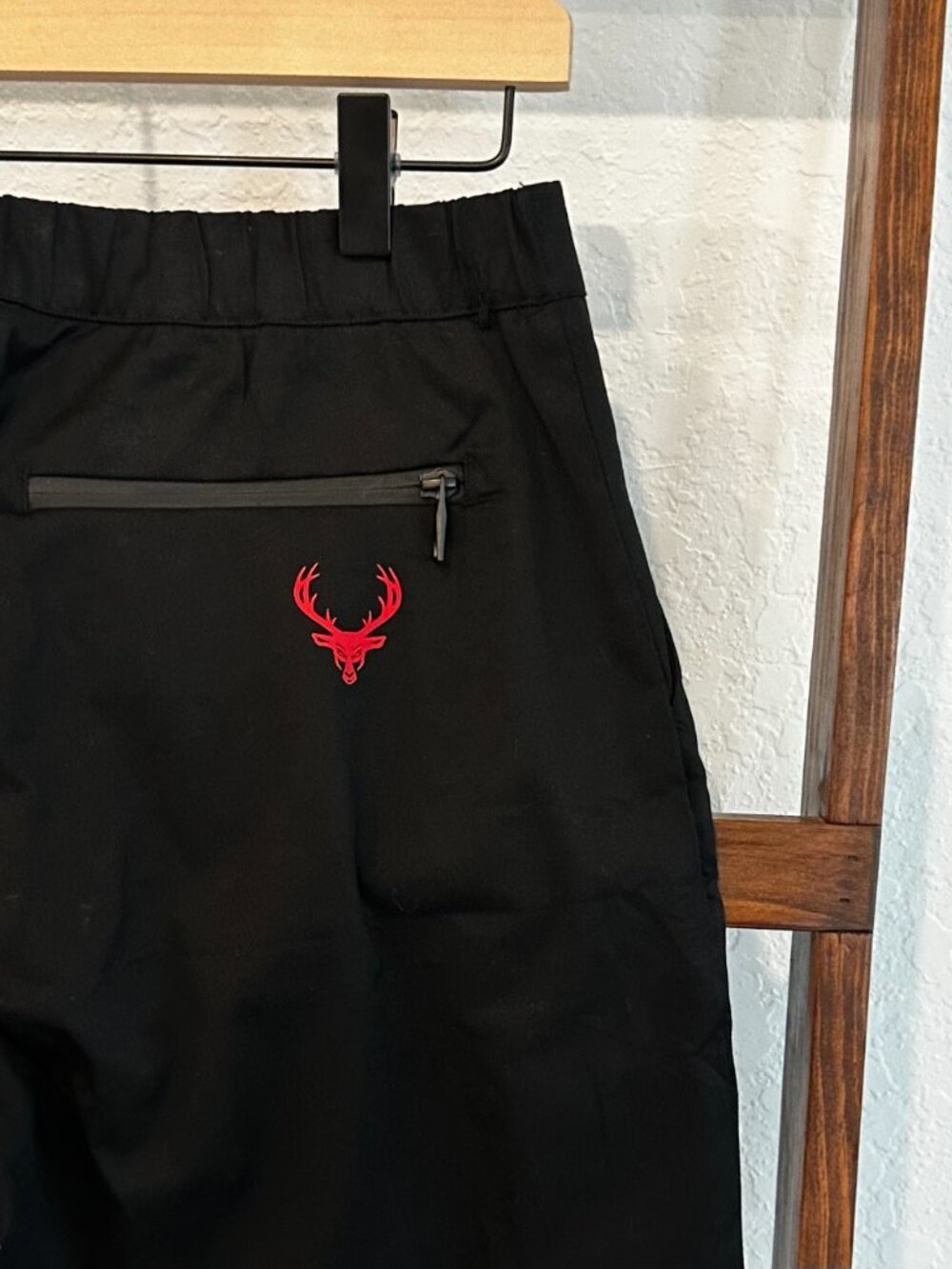 Bucked Up Men's Black Shorts NWT Logo Cotton - Picture 6 of 14